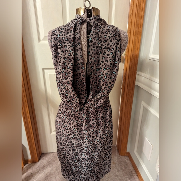 Rebecca Taylor size 4 silk sleeveless open back dress - Picture 4 of 6